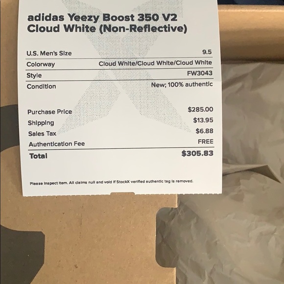 Yeezy Boost 350 Non Reflective Cloud White